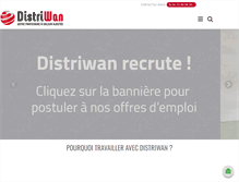 Tablet Screenshot of distriwan.fr